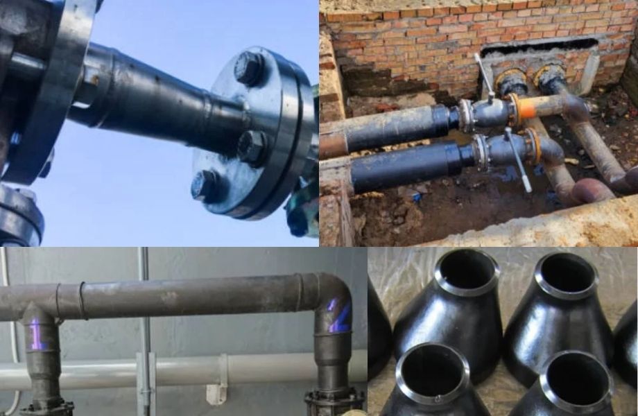 Lắp đặt và sử dụng côn thu thép sch80
