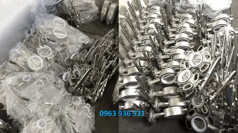 van 1 chiều bướm inox 5