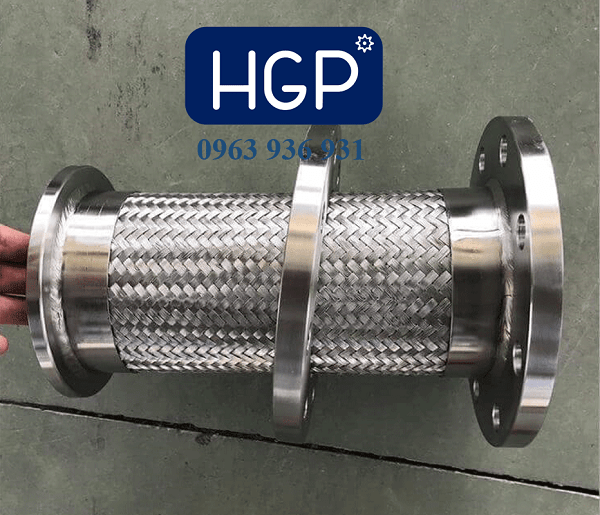 Khớp nối mềm inox mặt bích 3
