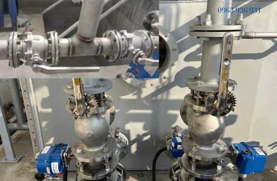 Sử dụng lắp đặt mặt bích ANSI 150 đúng vị trí