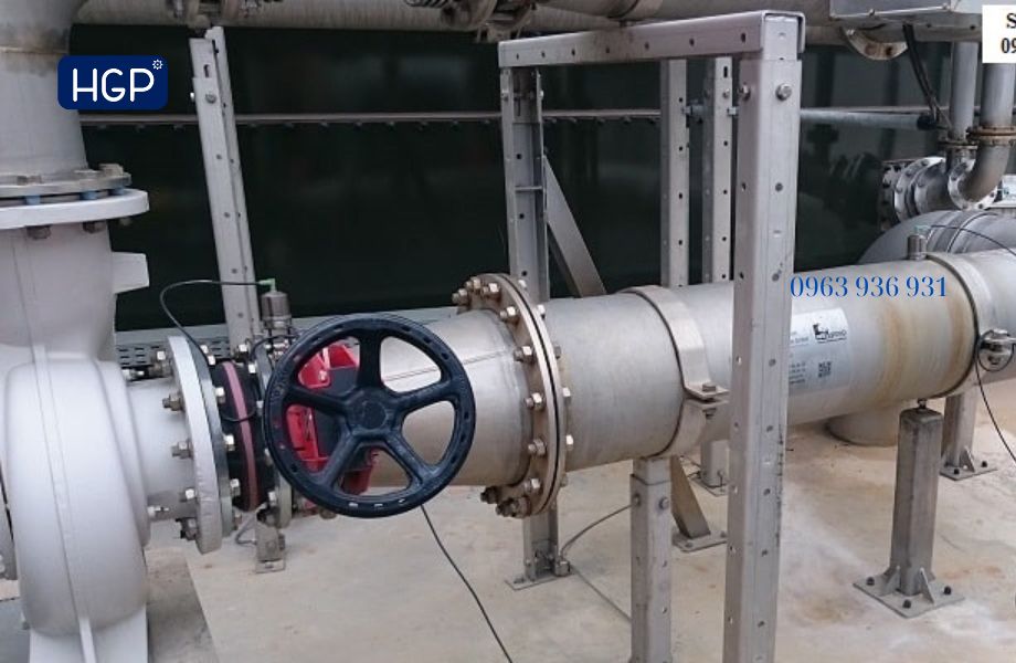 Sử dụng mặt bích inox JIS10K