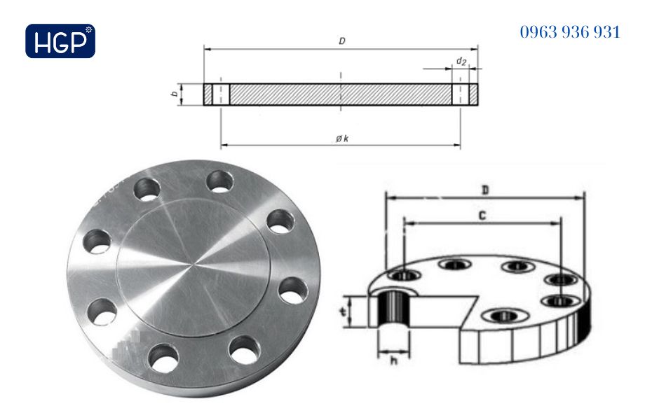 Mặt bích mù inox ANSI Class 150 có điểm gì nổi bật