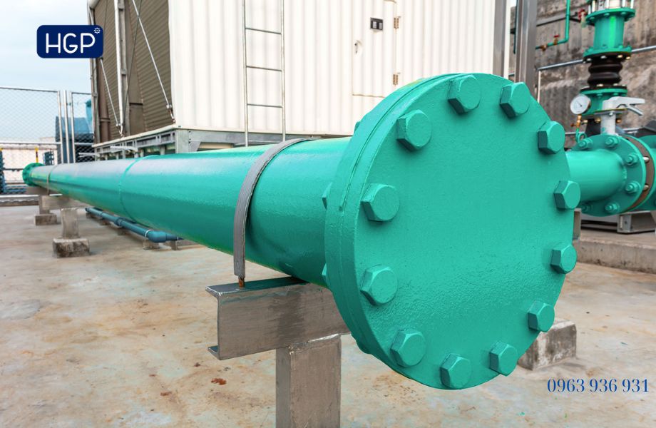 Vị trí kết nối bích mù DN300 hợp lý