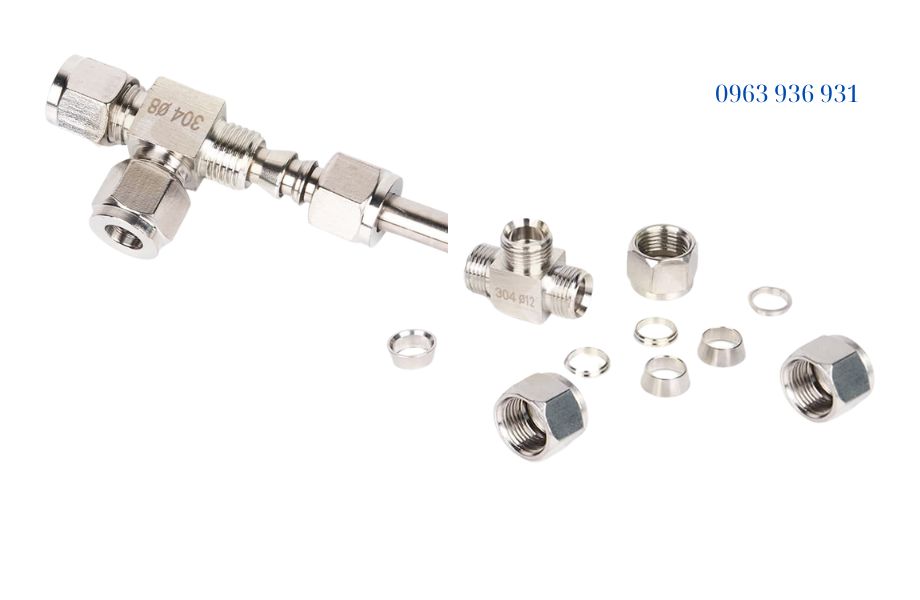Chi tiết các bộ phận tê nối hạt bắp inox