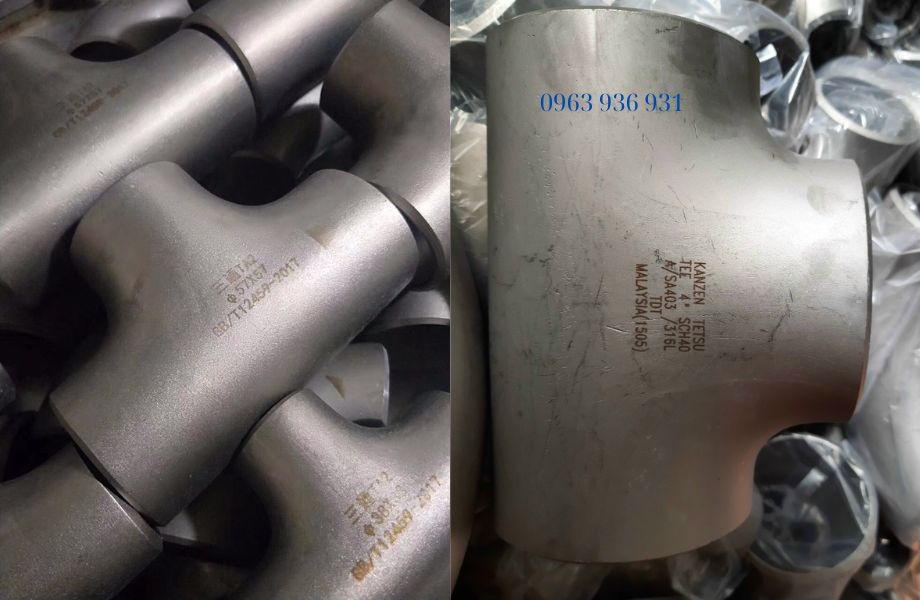 Liên hệ mua tê hàn inox Dn100 - 4 inch