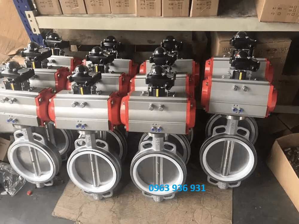 van bướm inox điều khiển điện 5