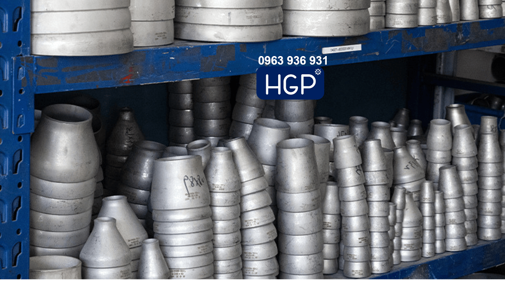 Côn thu lệch tâm inox 6