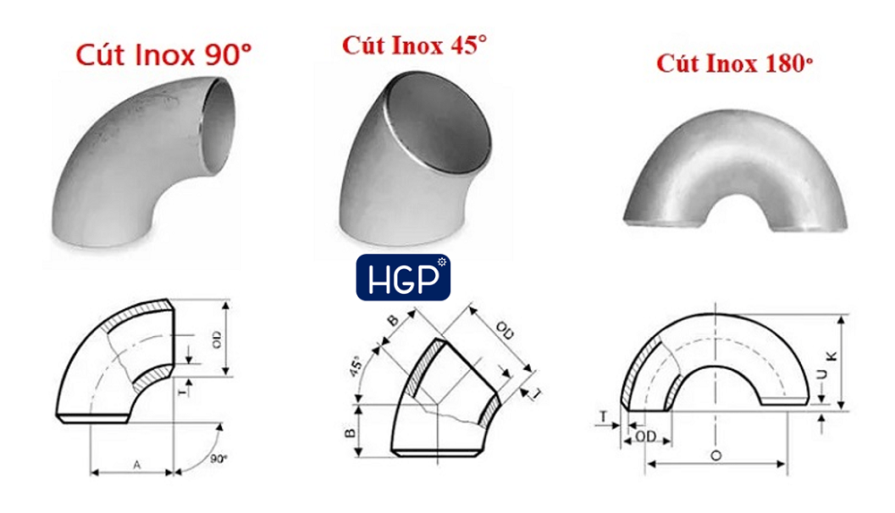 Cút inox 316 DN100 6