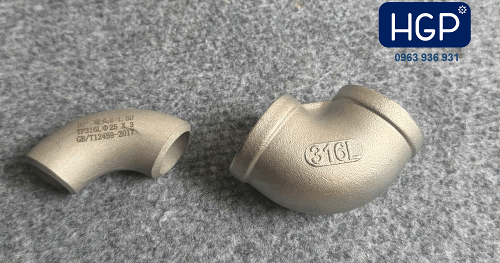 Cút inox 316 DN50 3