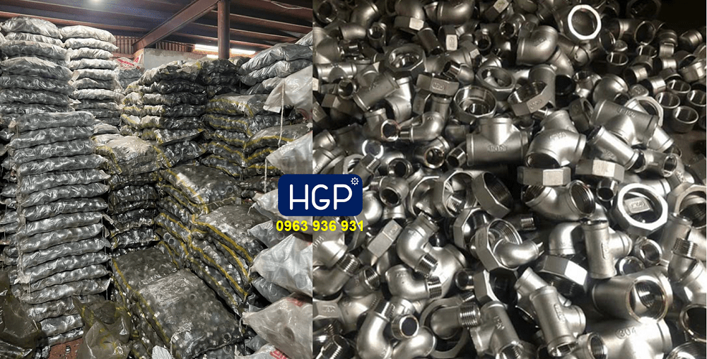 tê inox nối ren 3